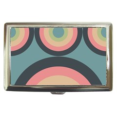 Circles Design Pattern Tile Cigarette Money Case by Ravend