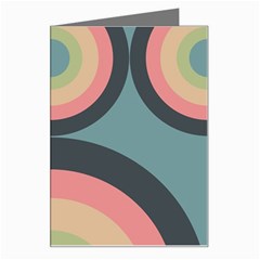 Circles Design Pattern Tile Greeting Card by Ravend