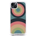 Circles Design Pattern Tile iPhone 14 Plus TPU UV Print Case Front