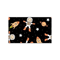 Astronaut Space Rockets Spaceman Sticker Rectangular (100 Pack) by Ravend