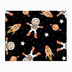 Astronaut Space Rockets Spaceman Small Glasses Cloth by Ravend