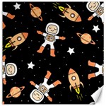 Astronaut Space Rockets Spaceman Canvas 12  x 12  11.4 x11.56  Canvas - 1