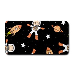 Astronaut Space Rockets Spaceman Medium Bar Mat by Ravend