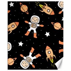 Astronaut Space Rockets Spaceman Canvas 11  X 14  by Ravend