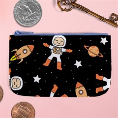 Astronaut Space Rockets Spaceman Large Coin Purse by Ravend