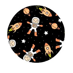 Astronaut Space Rockets Spaceman Mini Round Pill Box (pack Of 3) by Ravend