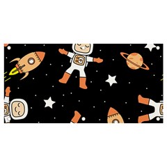 Astronaut Space Rockets Spaceman Banner And Sign 4  X 2  by Ravend