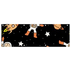 Astronaut Space Rockets Spaceman Banner And Sign 9  X 3  by Ravend