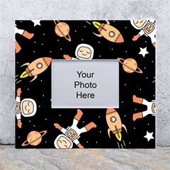 Astronaut Space Rockets Spaceman White Wall Photo Frame 5  X 7  by Ravend