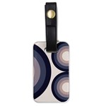 Circle Tile Design Pattern Luggage Tag (one side) Front