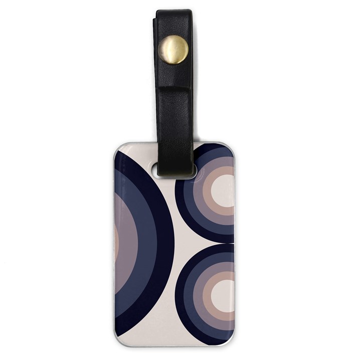 Circle Tile Design Pattern Luggage Tag (one side)