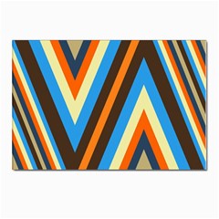 Pattern Triangle Design Repeat Postcards 5  X 7  (pkg Of 10) by Ravend