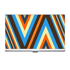 Pattern Triangle Design Repeat Business Card Holder by Ravend