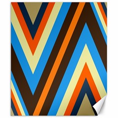 Pattern Triangle Design Repeat Canvas 20  X 24  by Ravend