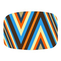 Pattern Triangle Design Repeat Mini Square Pill Box by Ravend