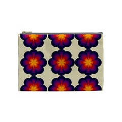 Flower Pattern Design Seamless Cosmetic Bag (medium) by Ravend