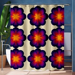 Flower Pattern Design Seamless Shower Curtain 60  X 72  (medium)  by Ravend