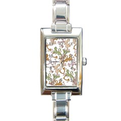 Pattern Design Art Decoration Rectangle Italian Charm Watch by Ravend