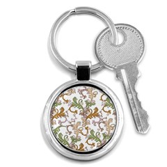 Pattern Design Art Decoration Key Chain (round) by Ravend