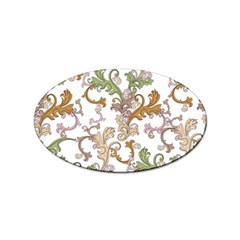 Pattern Design Art Decoration Sticker Oval (10 Pack)