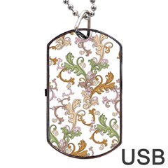 Pattern Design Art Decoration Dog Tag USB Flash (One Side)