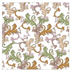 Pattern Design Art Decoration Square Satin Scarf (36  x 36 )