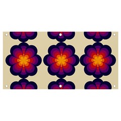 Flower Pattern Design Seamless Banner And Sign 4  X 2  by Ravend