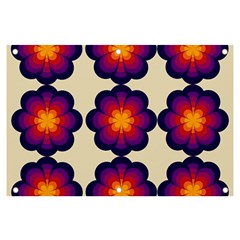 Flower Pattern Design Seamless Banner And Sign 6  X 4  by Ravend