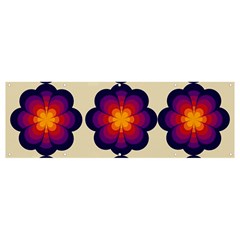 Flower Pattern Design Seamless Banner And Sign 12  X 4  by Ravend