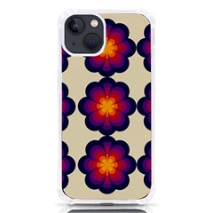 Flower Pattern Design Seamless Iphone 13 Tpu Uv Print Case by Ravend