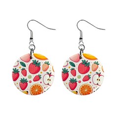 Fruit Sweet Pattern Mini Button Earrings by Ravend