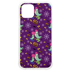 Pumpkins Ghosts Skeleton Pattern Iphone 12/12 Pro Tpu Uv Print Case by Ravend