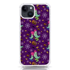 Pumpkins Ghosts Skeleton Pattern Iphone 14 Tpu Uv Print Case by Ravend