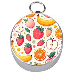 Fruit Sweet Pattern Silver Compasses by Ravend