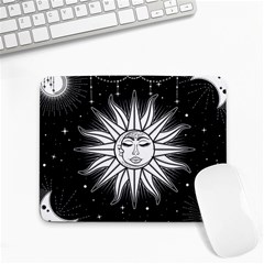 Sun Moon Star Universe Space Small Mousepad by Ravend