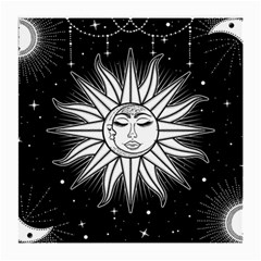 Sun Moon Star Universe Space Medium Glasses Cloth (2 Sides) by Ravend