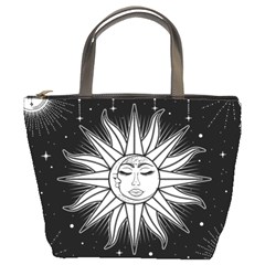 Sun Moon Star Universe Space Bucket Bag by Ravend