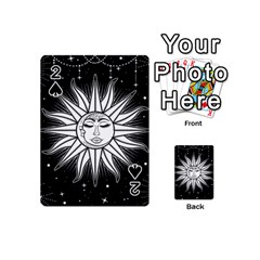 Sun Moon Star Universe Space Playing Cards 54 Designs (mini) by Ravend