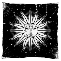 Sun Moon Star Universe Space Large Cushion Case (two Sides) by Ravend