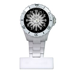 Sun Moon Star Universe Space Plastic Nurses Watch by Ravend