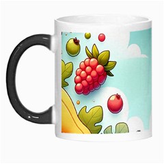 Fruits Sweet Papaya Orange Pattern Morph Mug by Ravend