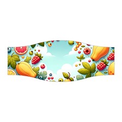 Fruits Sweet Papaya Orange Pattern Stretchable Headband by Ravend