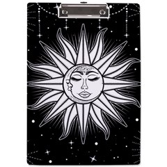 Sun Moon Star Universe Space A4 Acrylic Clipboard by Ravend