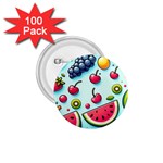 Fruits Sweet Pattern 1.75  Buttons (100 pack)  Front