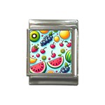 Fruits Sweet Pattern Italian Charm (13mm) Front