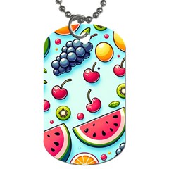 Fruits Sweet Pattern Dog Tag (one Side) by Ravend