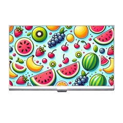 Fruits Sweet Pattern Business Card Holder by Ravend