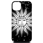 Sun Moon Star Universe Space iPhone 14 Plus Black UV Print Case Front