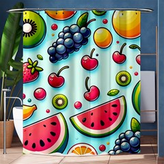 Fruits Sweet Pattern Shower Curtain 60  X 72  (medium)  by Ravend