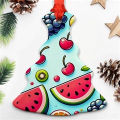 Fruits Sweet Pattern Ornament (christmas Tree)  by Ravend